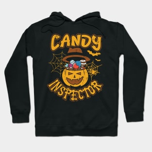 Candy Inspector funny adult Halloween Hoodie